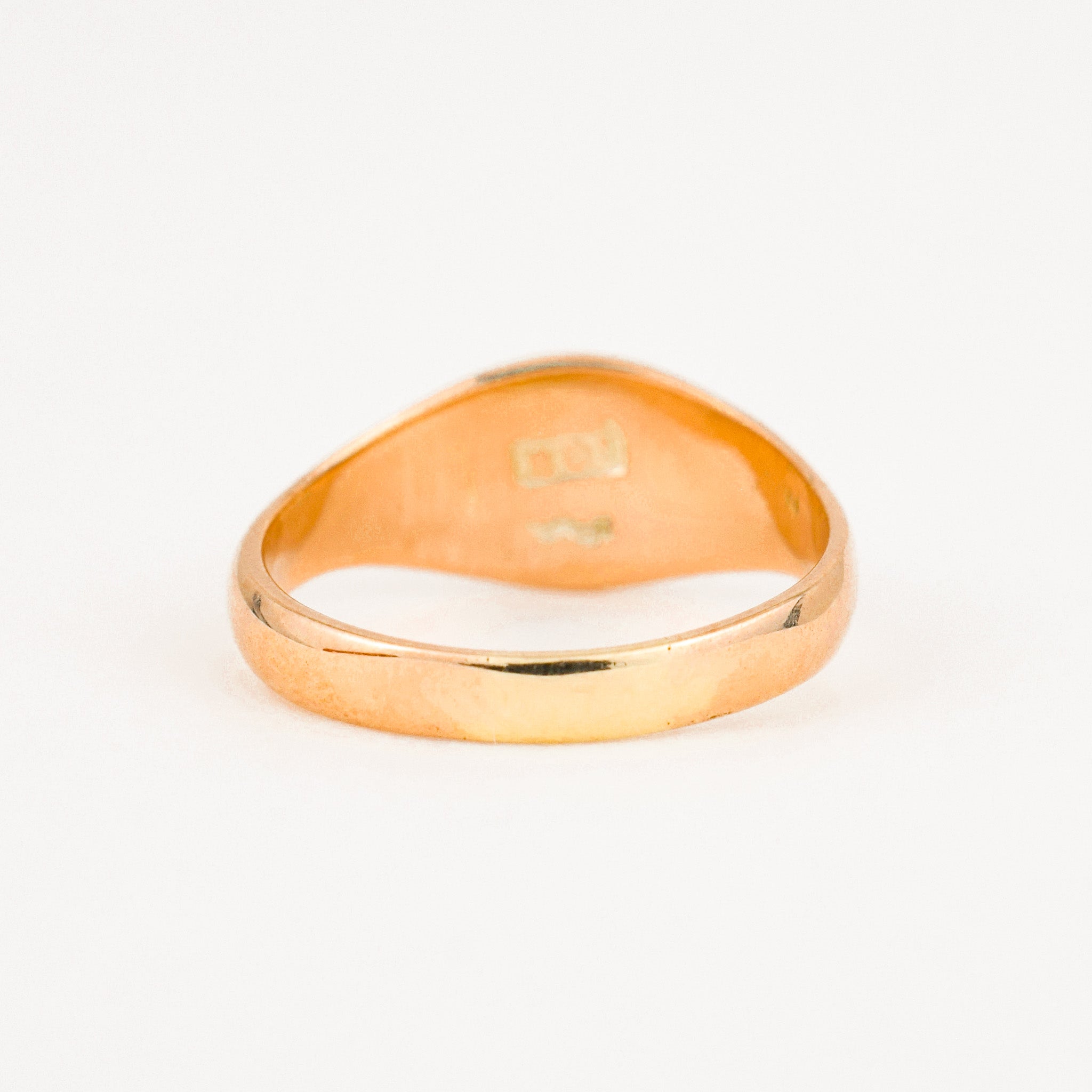 'F' Signet Ring