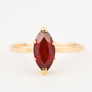 vintage Marquise Rubilite Garnet