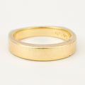 vintage 4.2 mm Square Back Gold Band