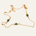 vintage 16.75" Jade Necklace