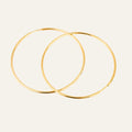 52 mm Gold Hoop Earrings