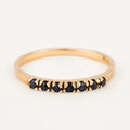 Dainty Sapphire Gold Band