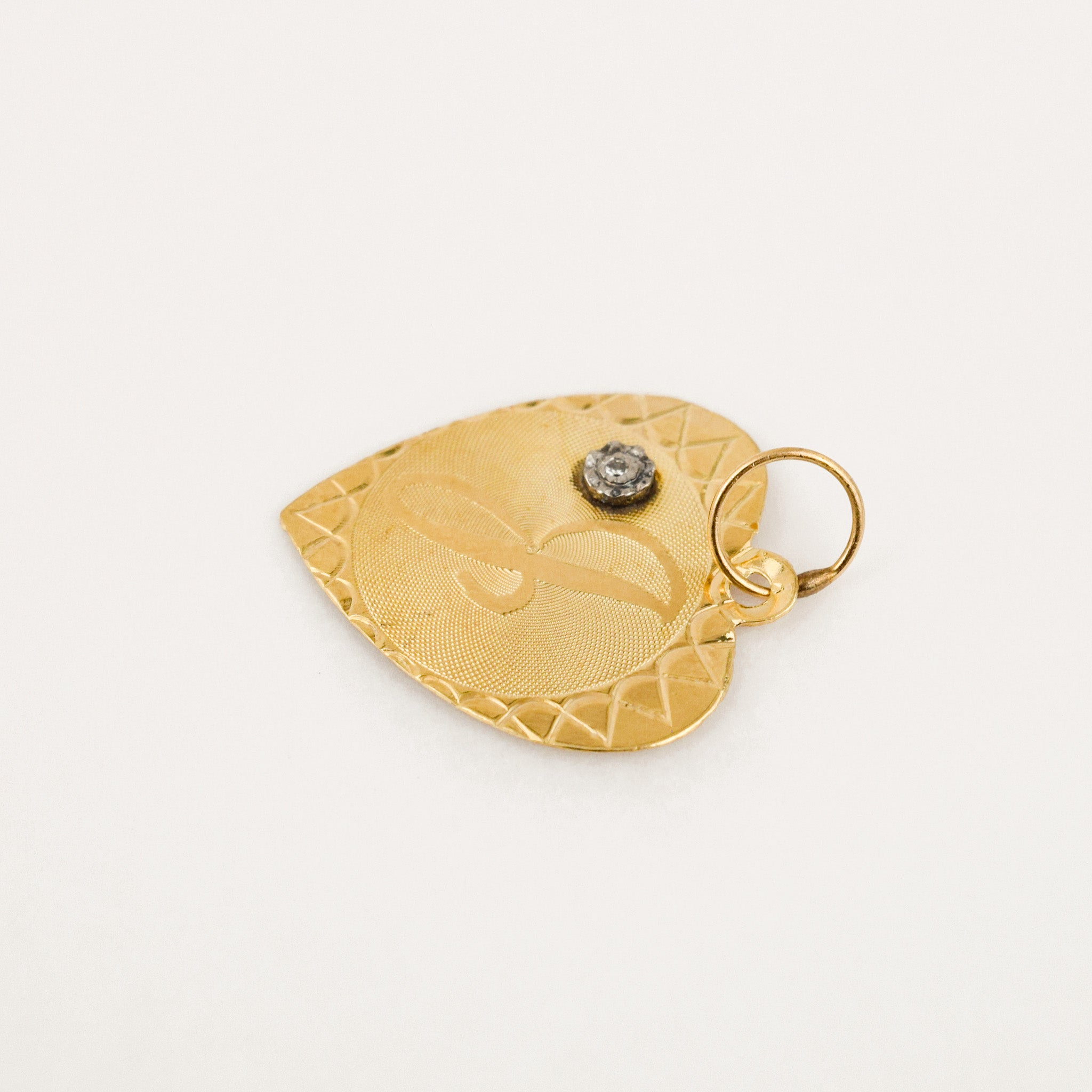 'J' Heart Pendant