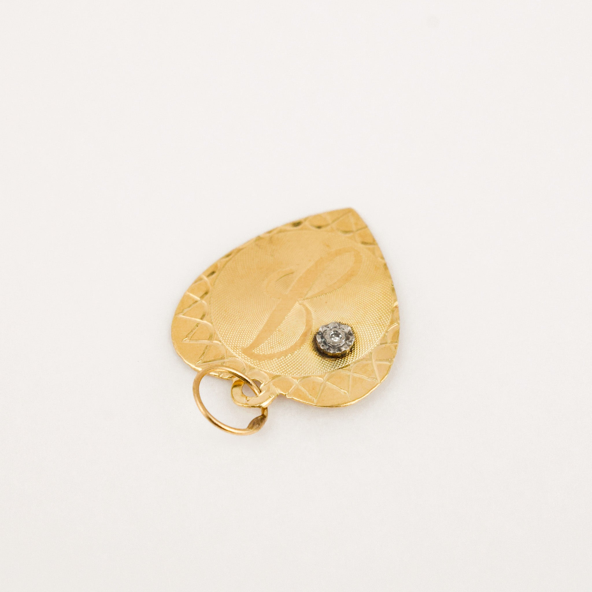 'J' Heart Pendant