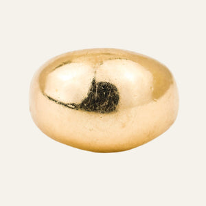Vintage gold Smooth Bubble Ring