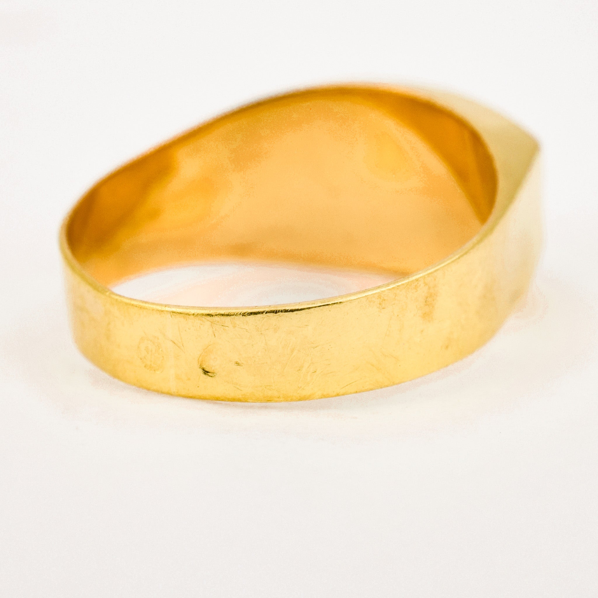 Vintage 18k gold Scorpio Signet Ring