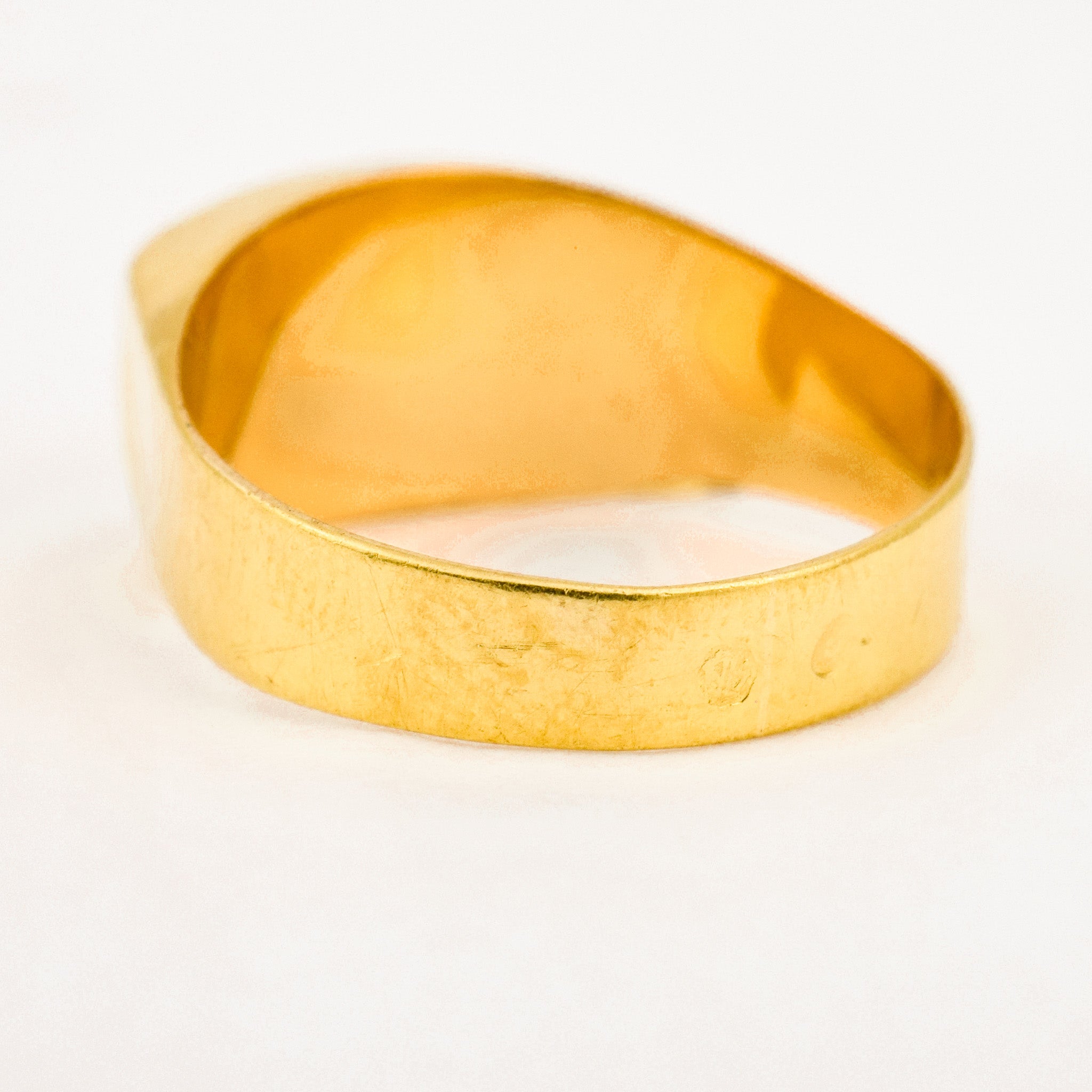 Vintage 18k gold Scorpio Signet Ring