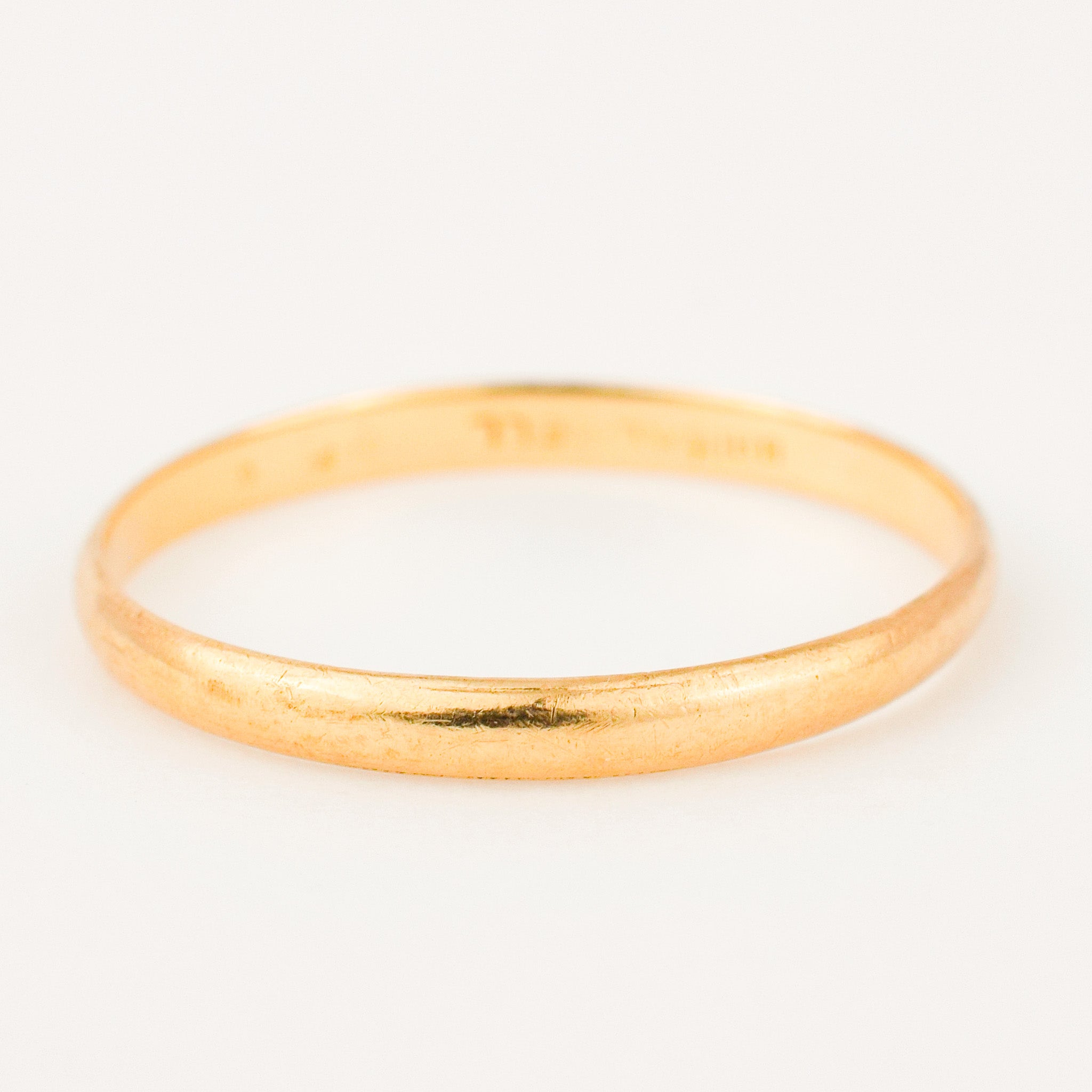 vintage 2.2 mm Gold Band, folklor 
