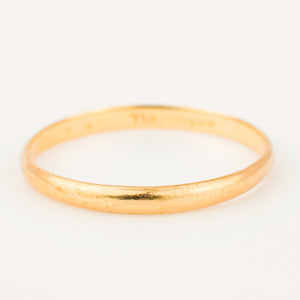 vintage 2.2 mm Gold Band, folklor 