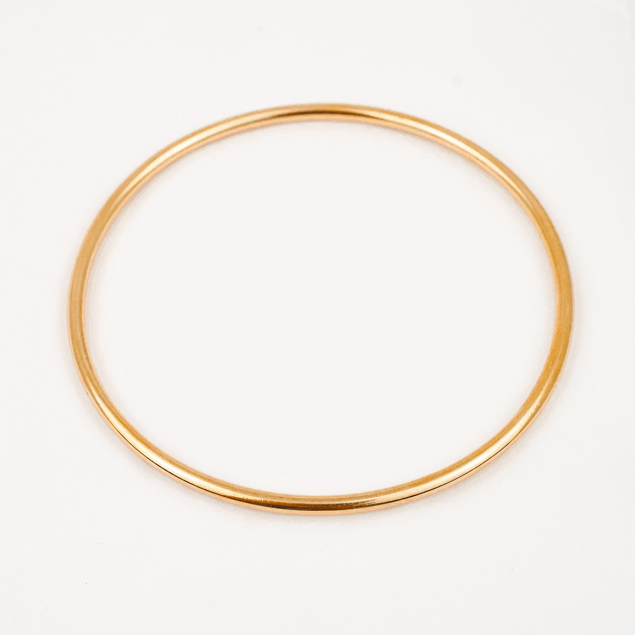 Vintage 62 mm 18k Gold Bangle