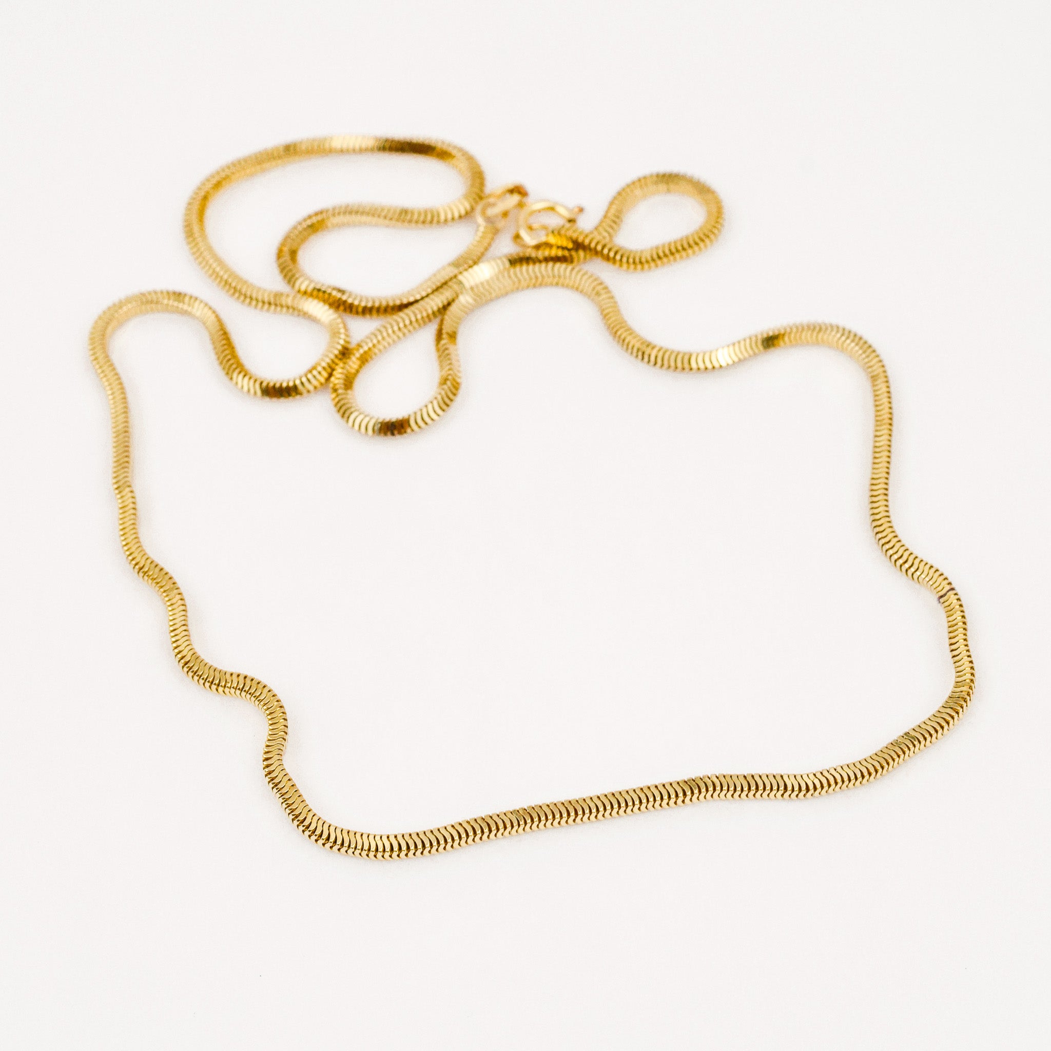 vintage 16.5" Snake Chain
