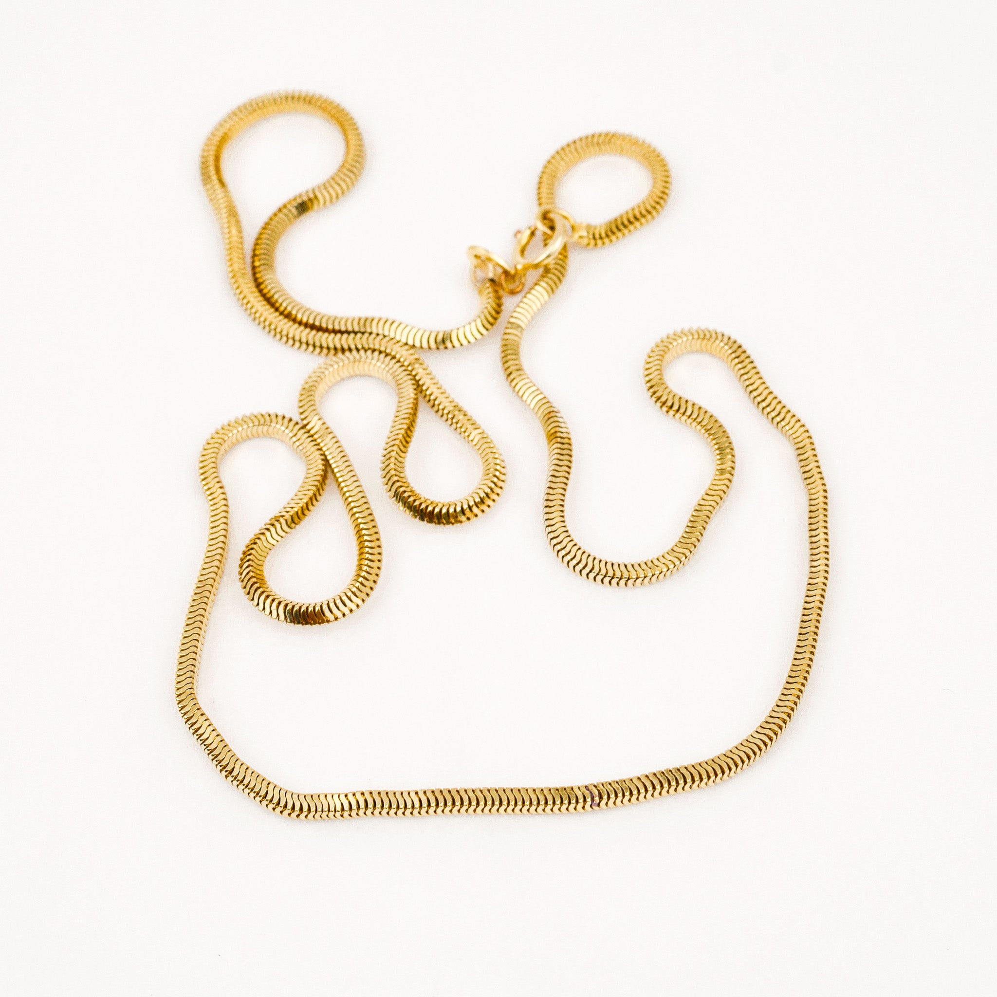 vintage 16.5" Snake Chain
