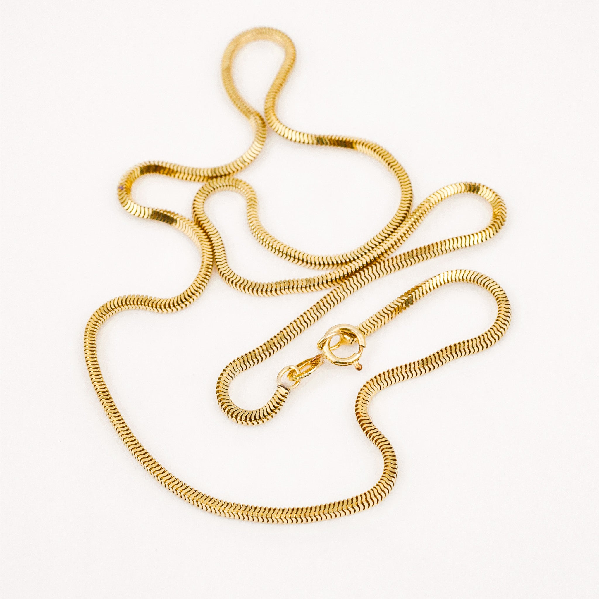 vintage 16.5" Snake Chain
