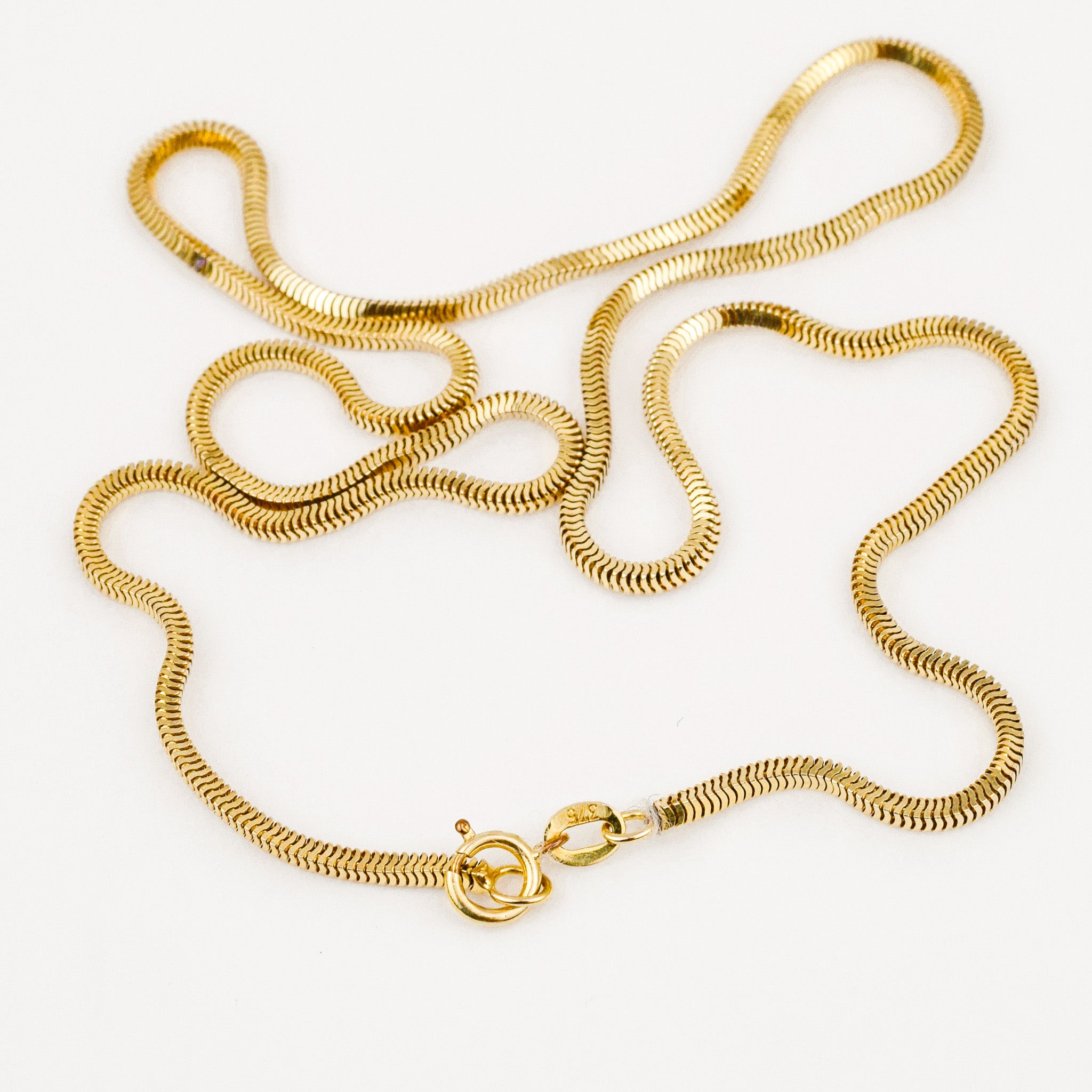 vintage 16.5" Snake Chain