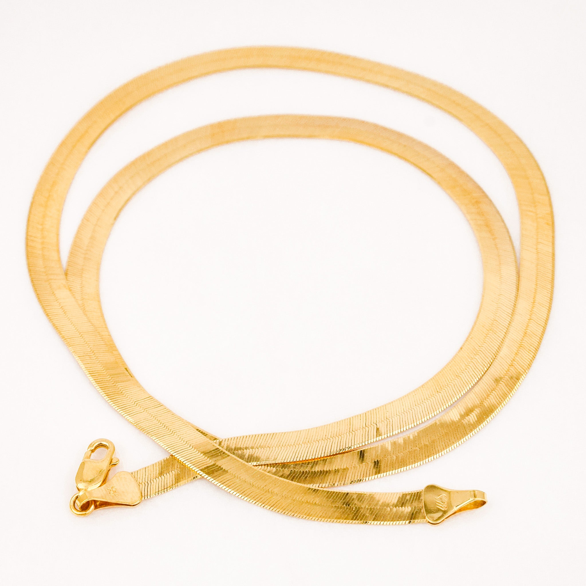 20" Herringbone Chain Necklace