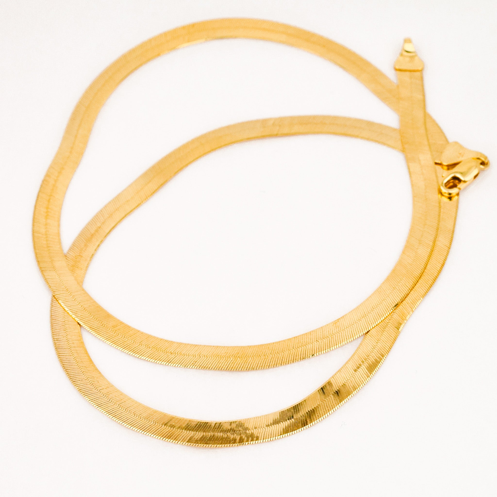 20" Herringbone Chain Necklace