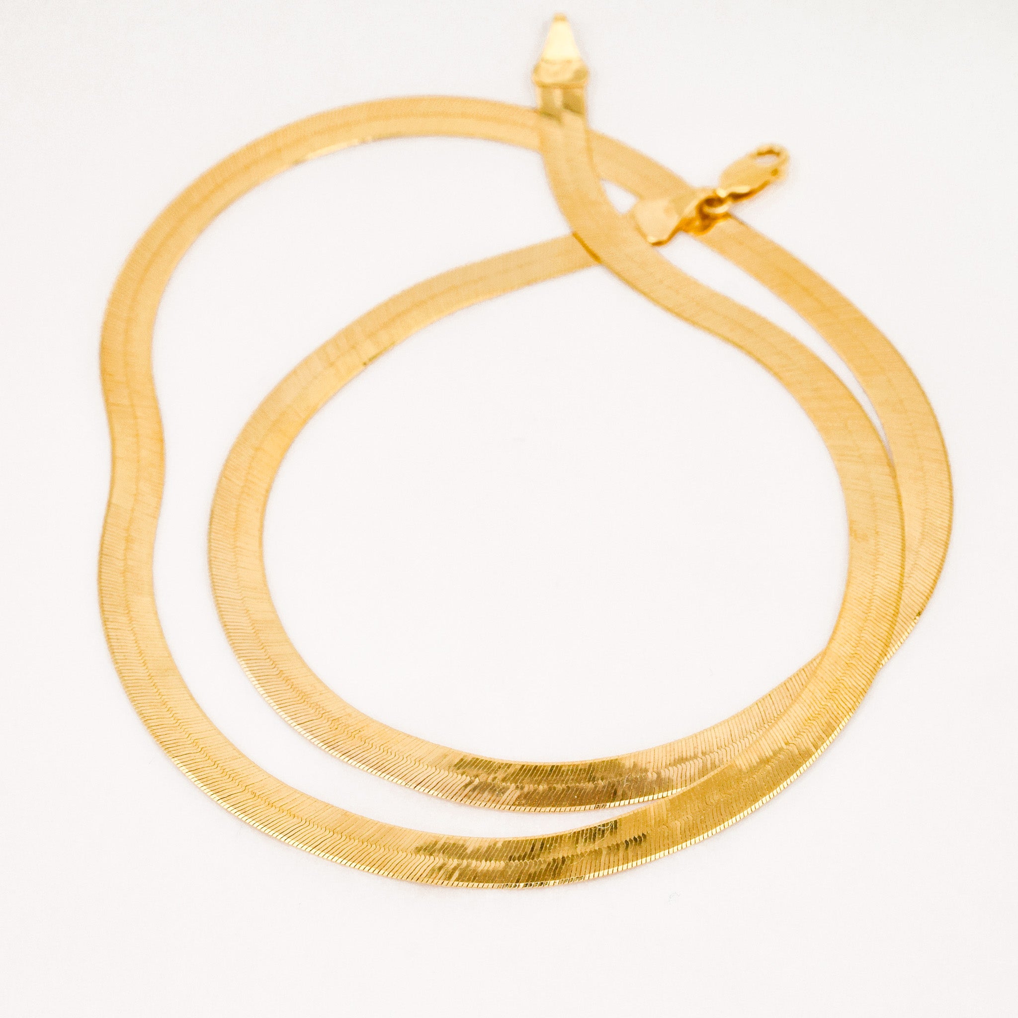 20" Herringbone Chain Necklace