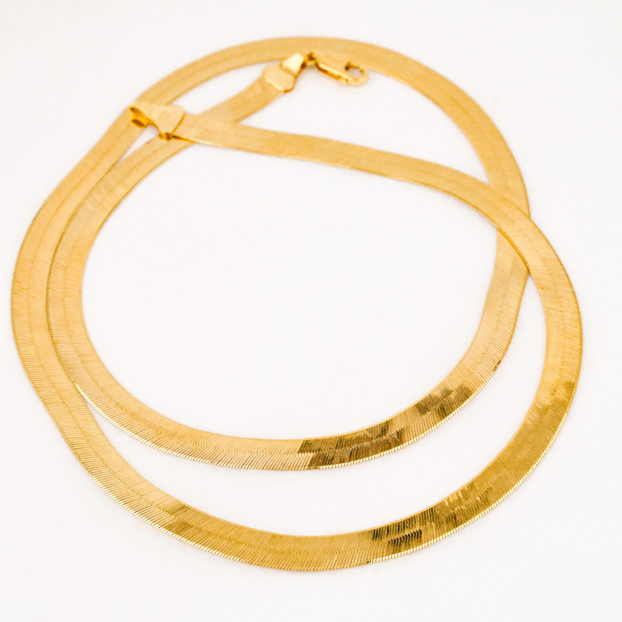 20" Herringbone Chain Necklace