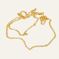 14k vintage 20" Figaro Necklace