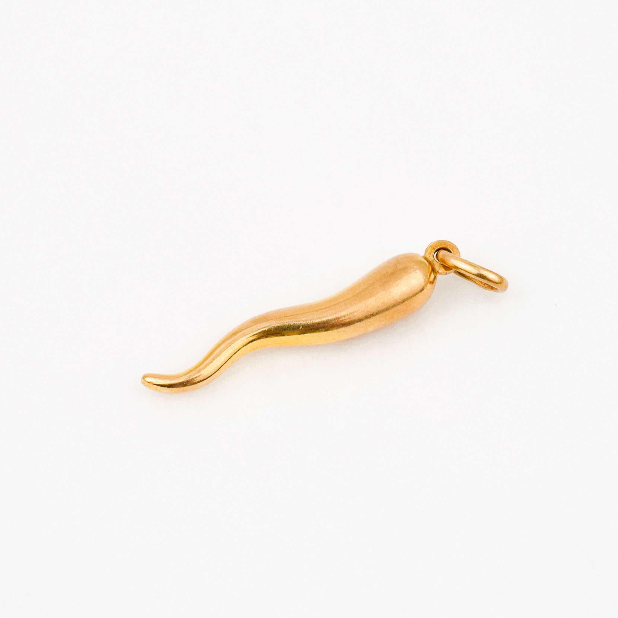 Vintage cornicello charm pendant 