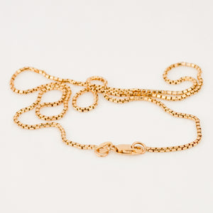 vintage 10k 16" Box Chain
