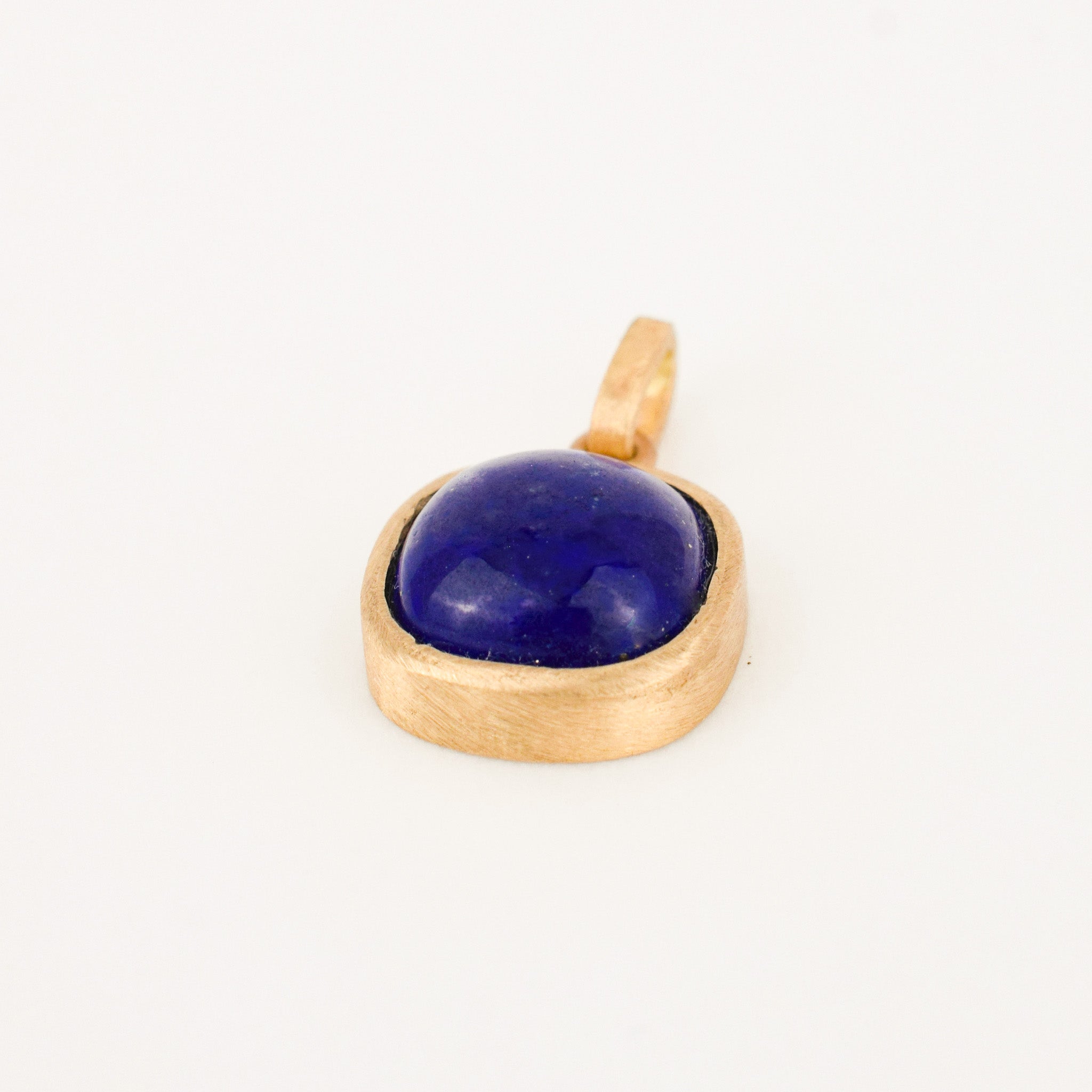 Bezel Set Lapis Lazuli Pendant