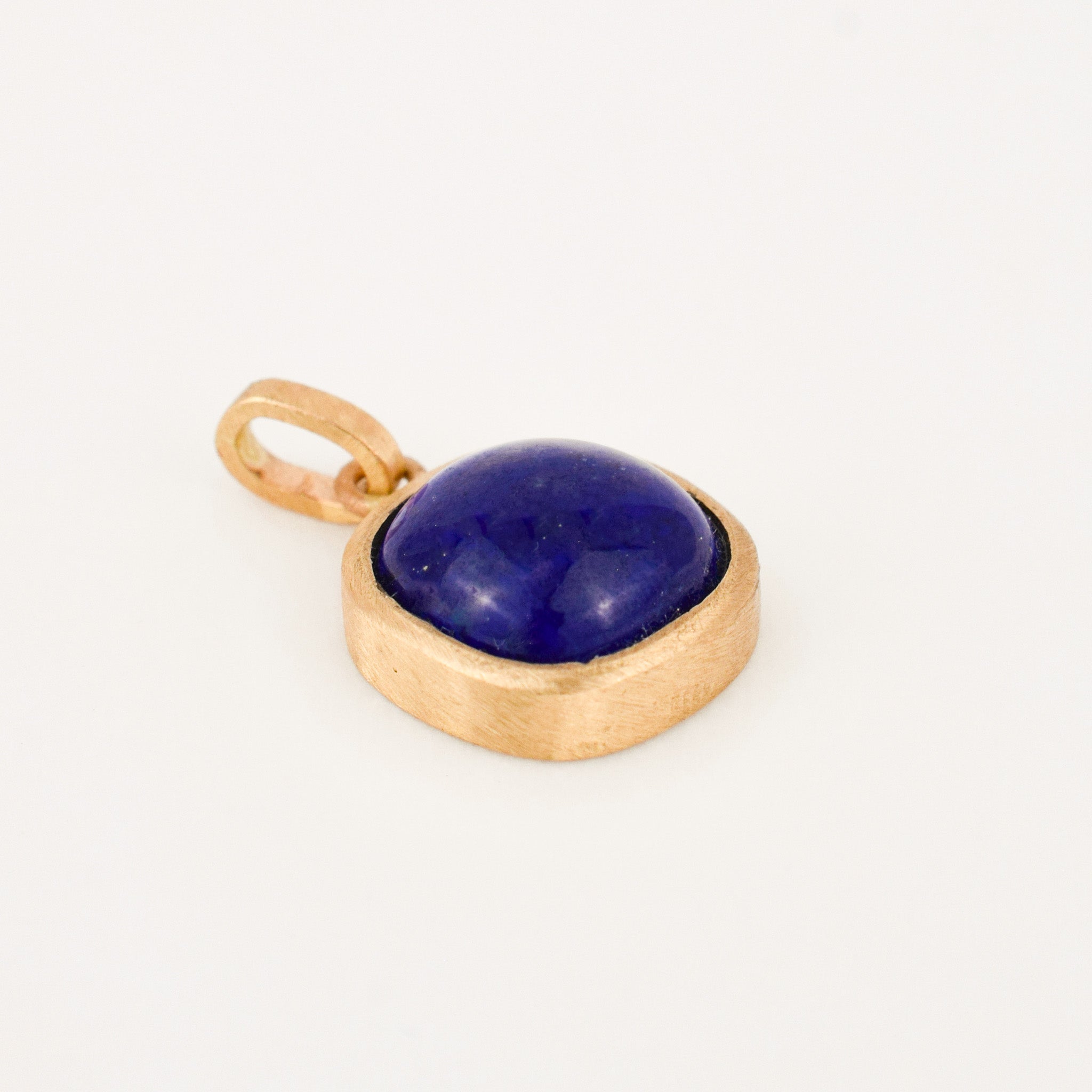 Bezel Set Lapis Lazuli Pendant