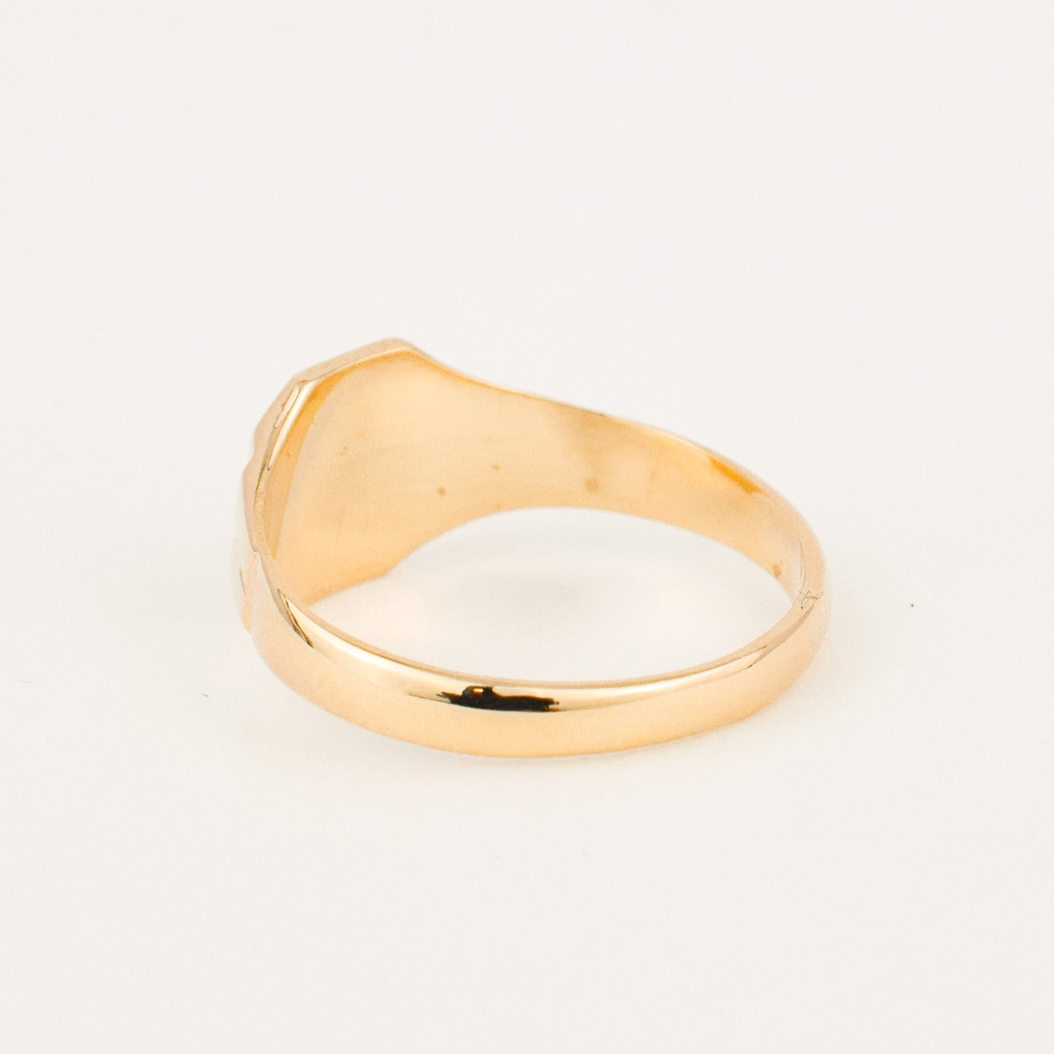 vintage 'GH' Signet Pinkie Ring