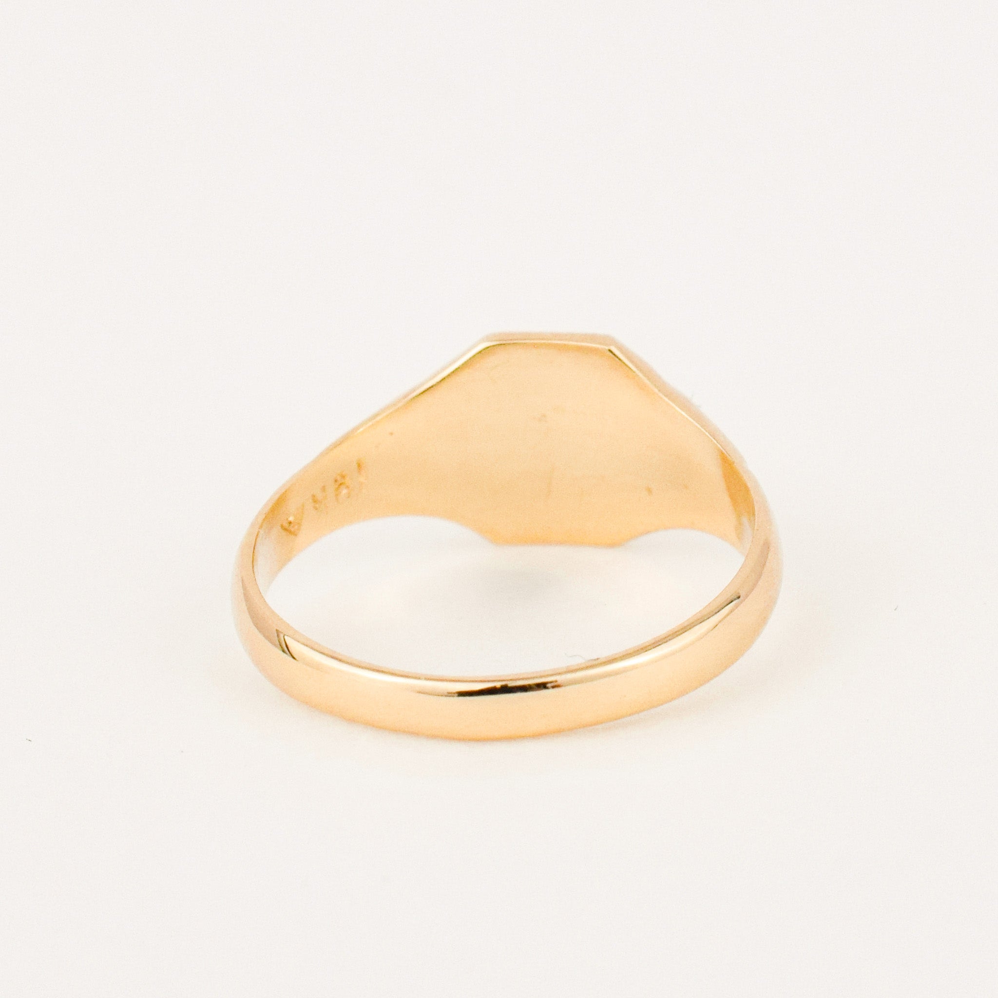 vintage 'GH' Signet Pinkie Ring