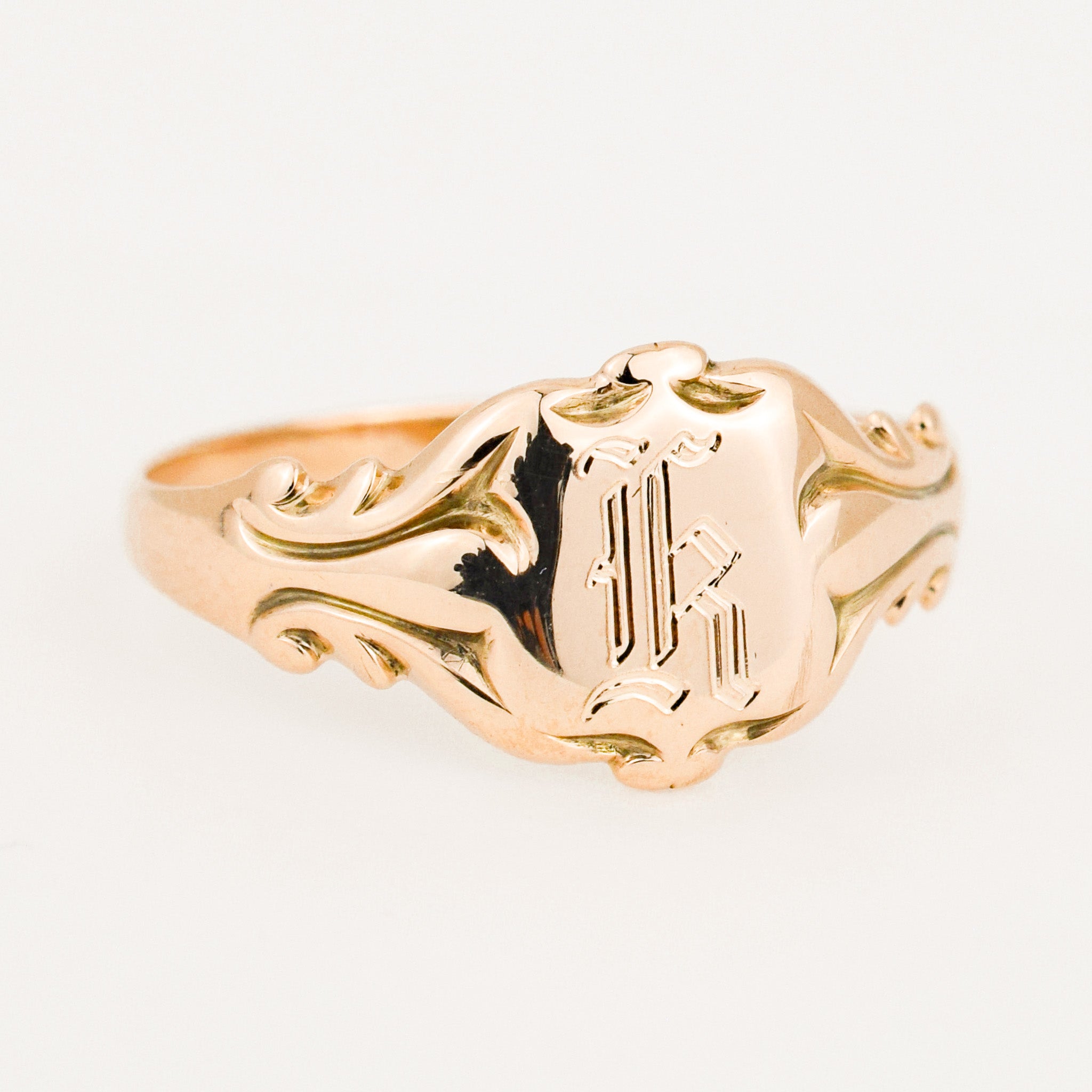 Antique 'K' Signet Ring
