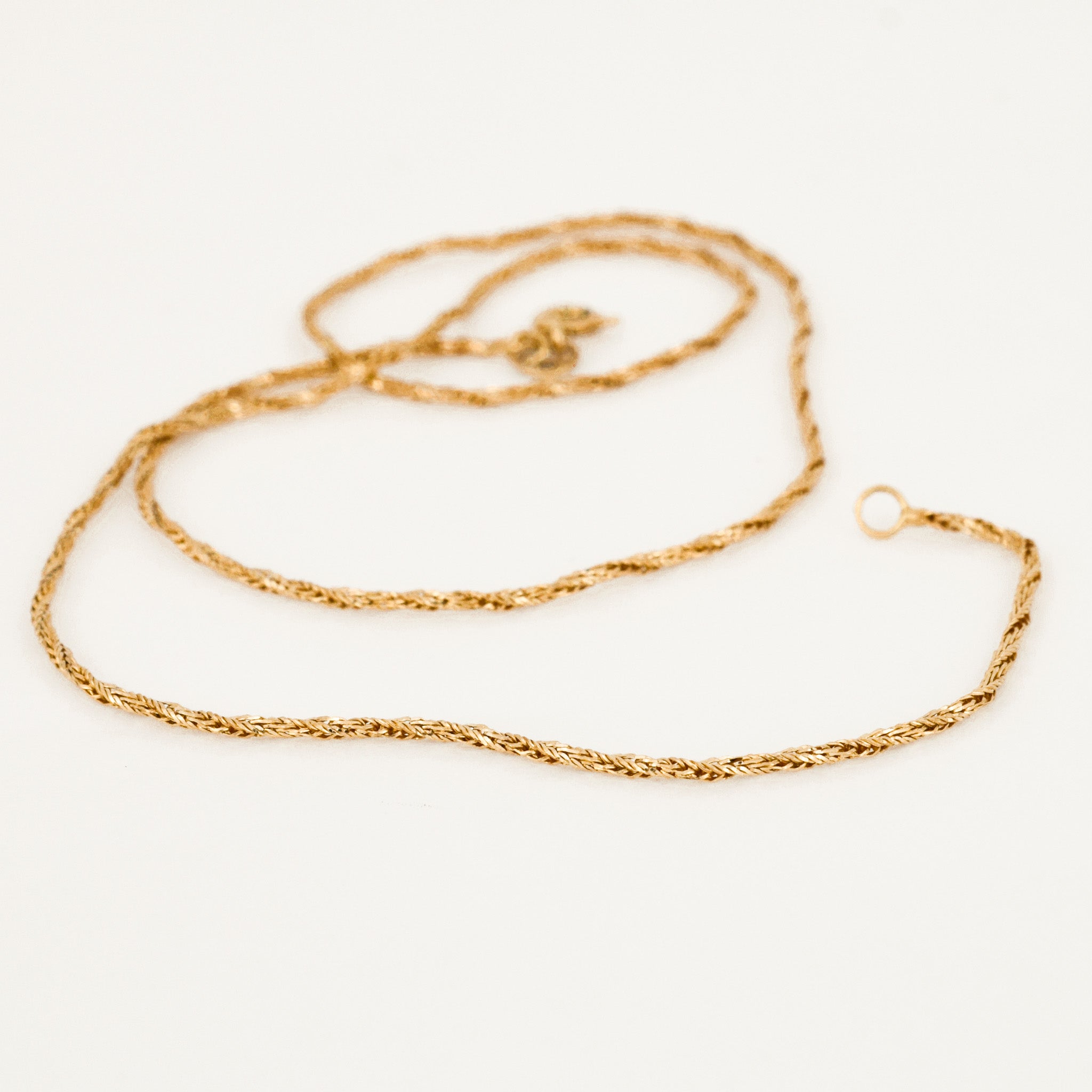 16" Sparkly Rope Chain Necklace