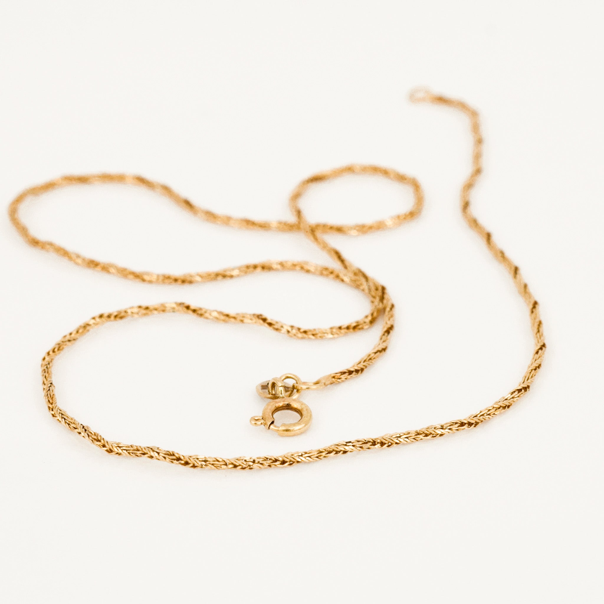 16" Sparkly Rope Chain Necklace