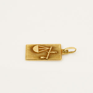 vintage Rectangular Libra Charmvintage Rectangular Libra Charm