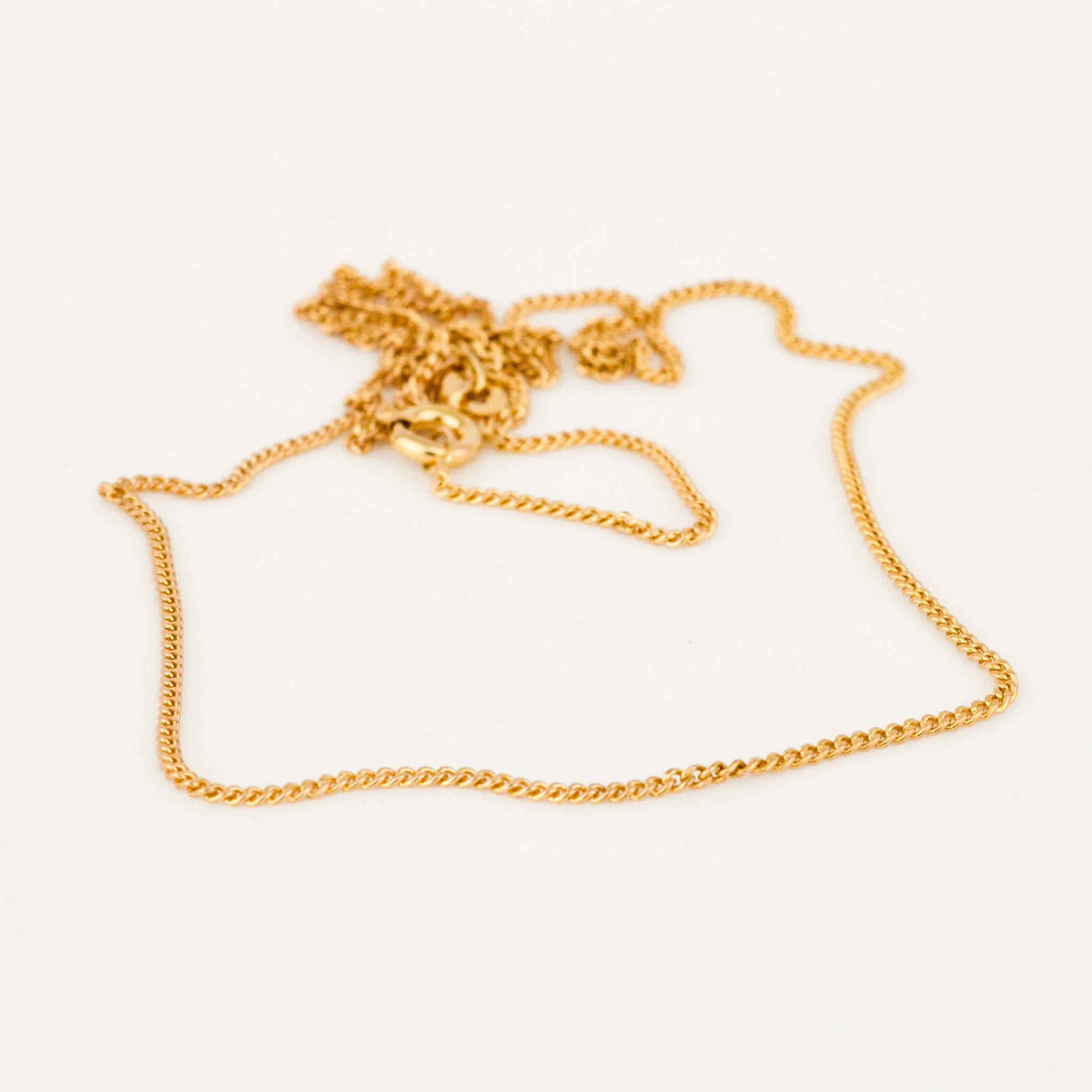 19.75" Dainty Curb Chain Necklace 
