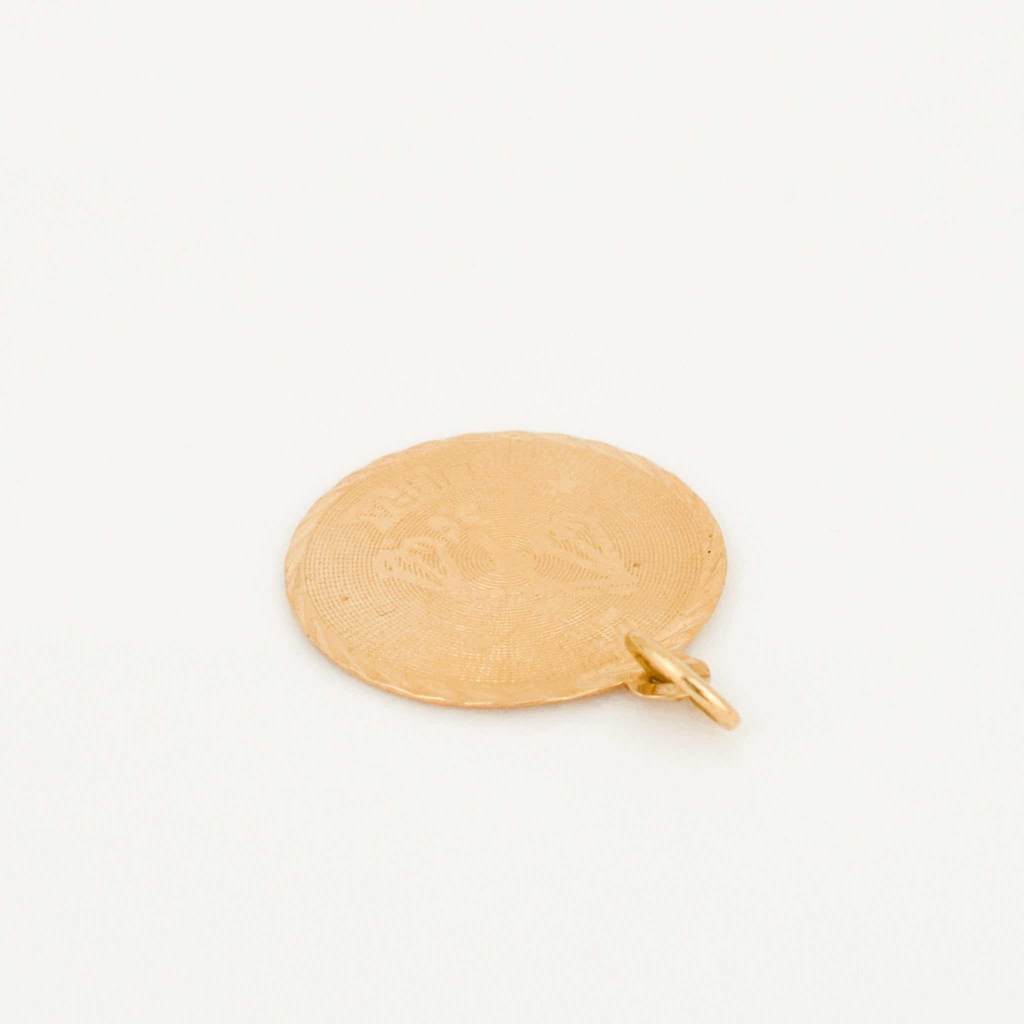 vintage Multi Texture Libra Charm