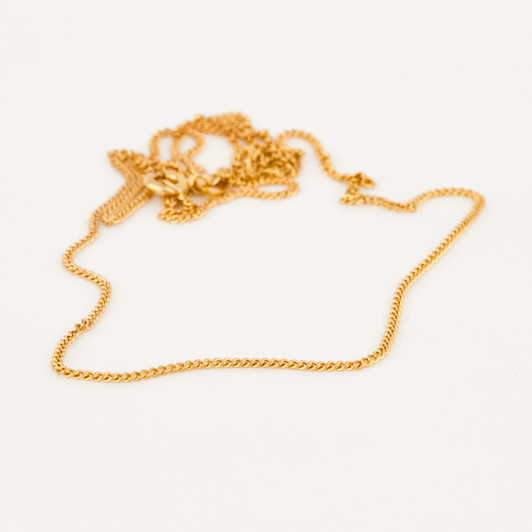 19.75" Dainty Curb Chain Necklace 