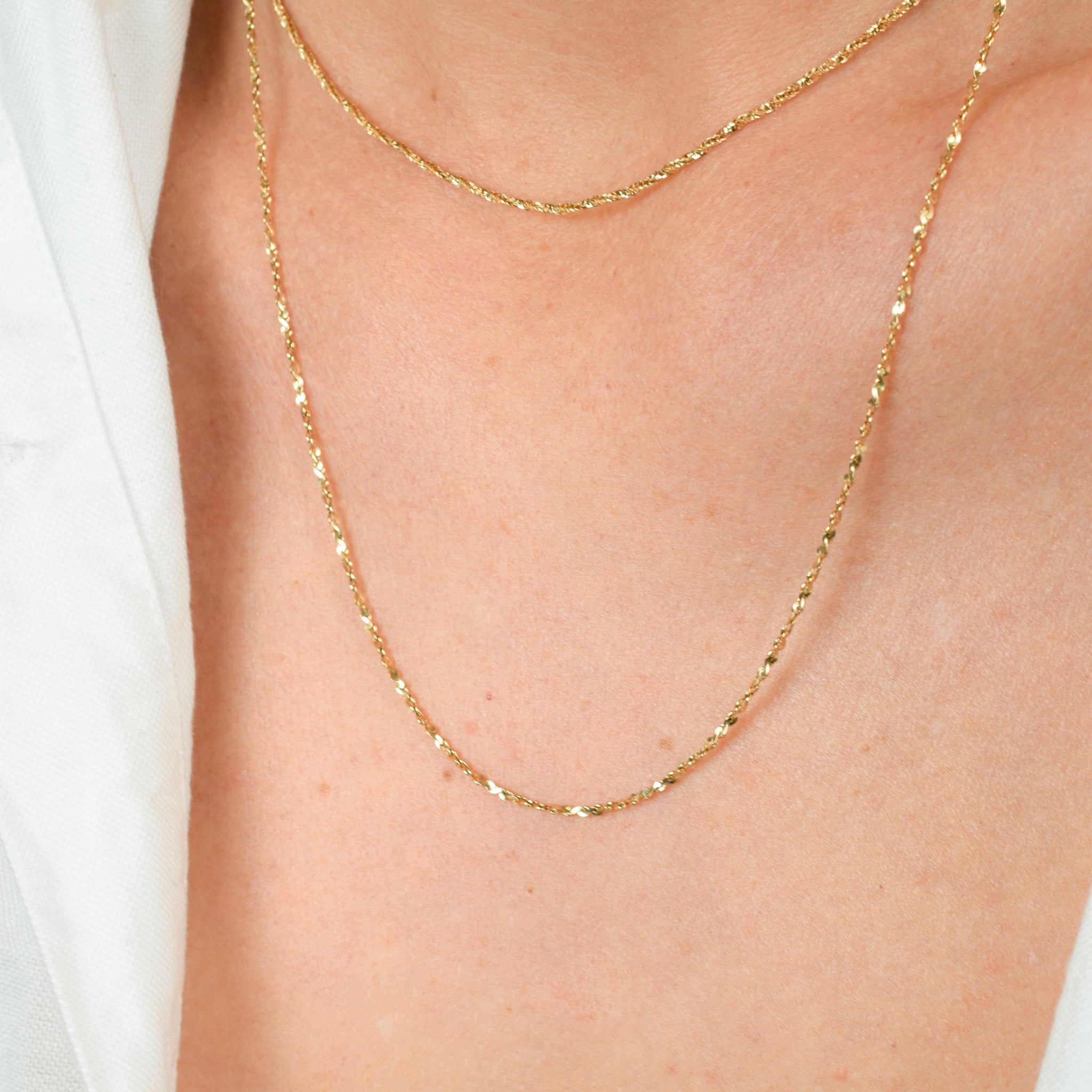 20.5" Twisted S-Link Chain Necklace
