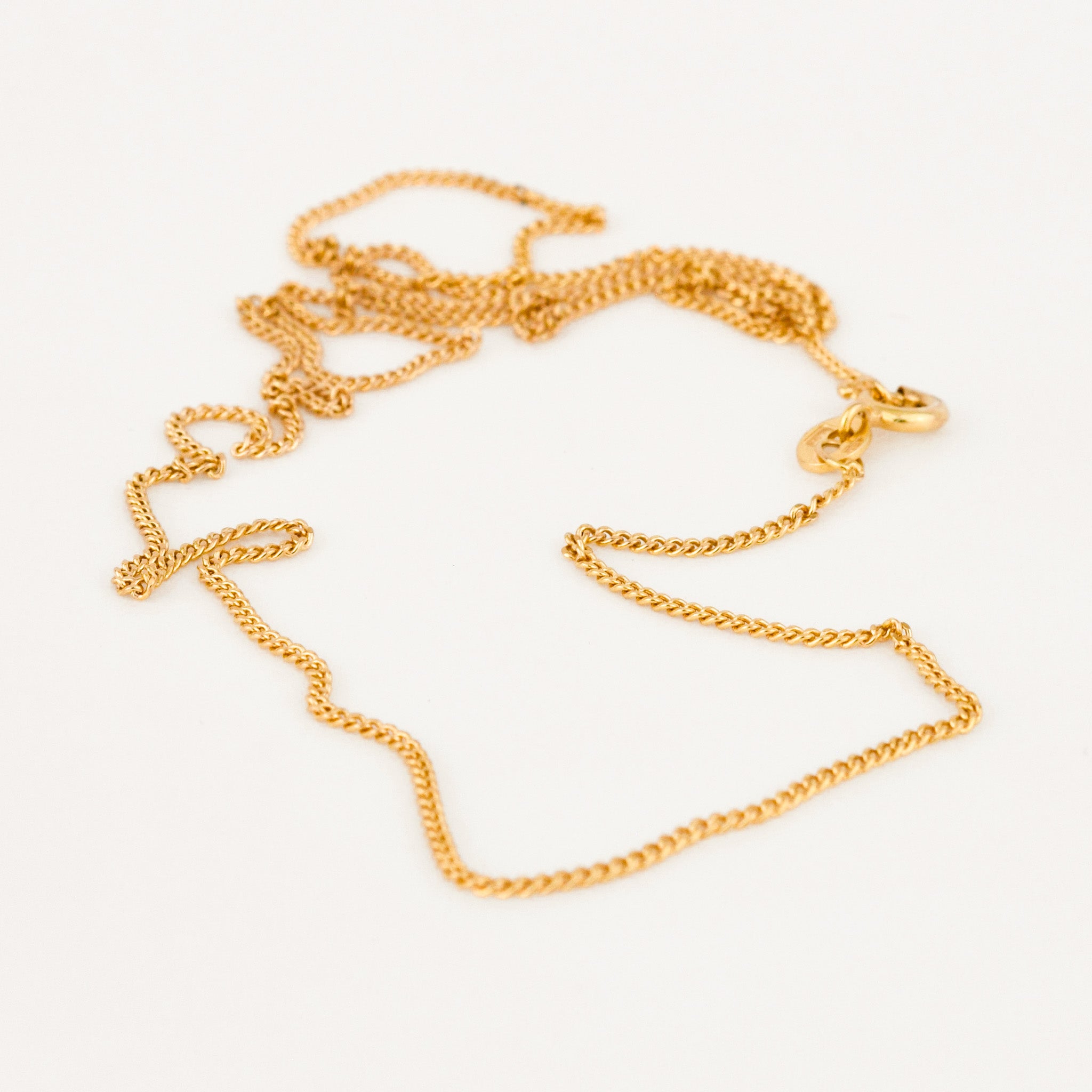 19.75" Dainty Curb Chain Necklace 
