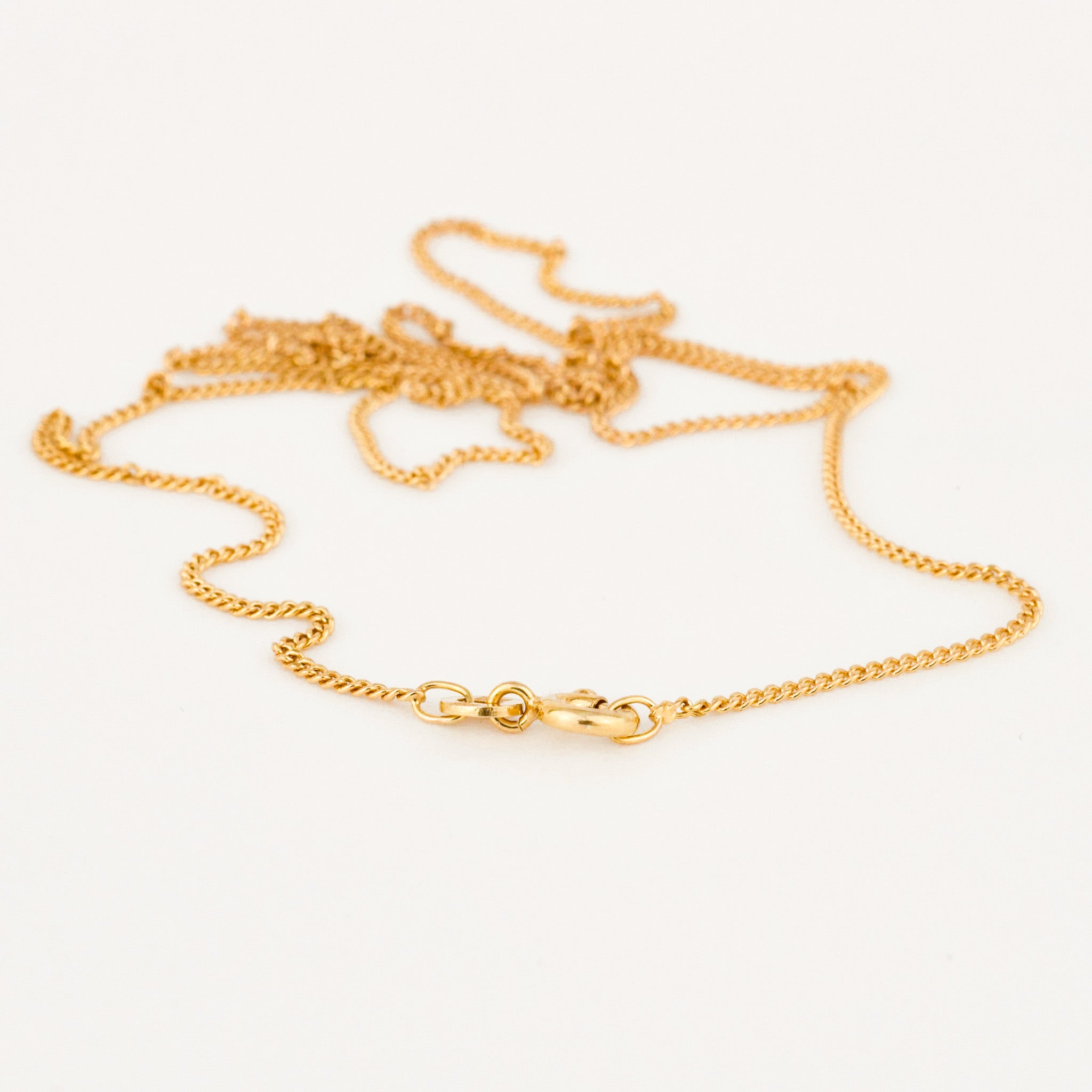 19.75" Dainty Curb Chain Necklace 