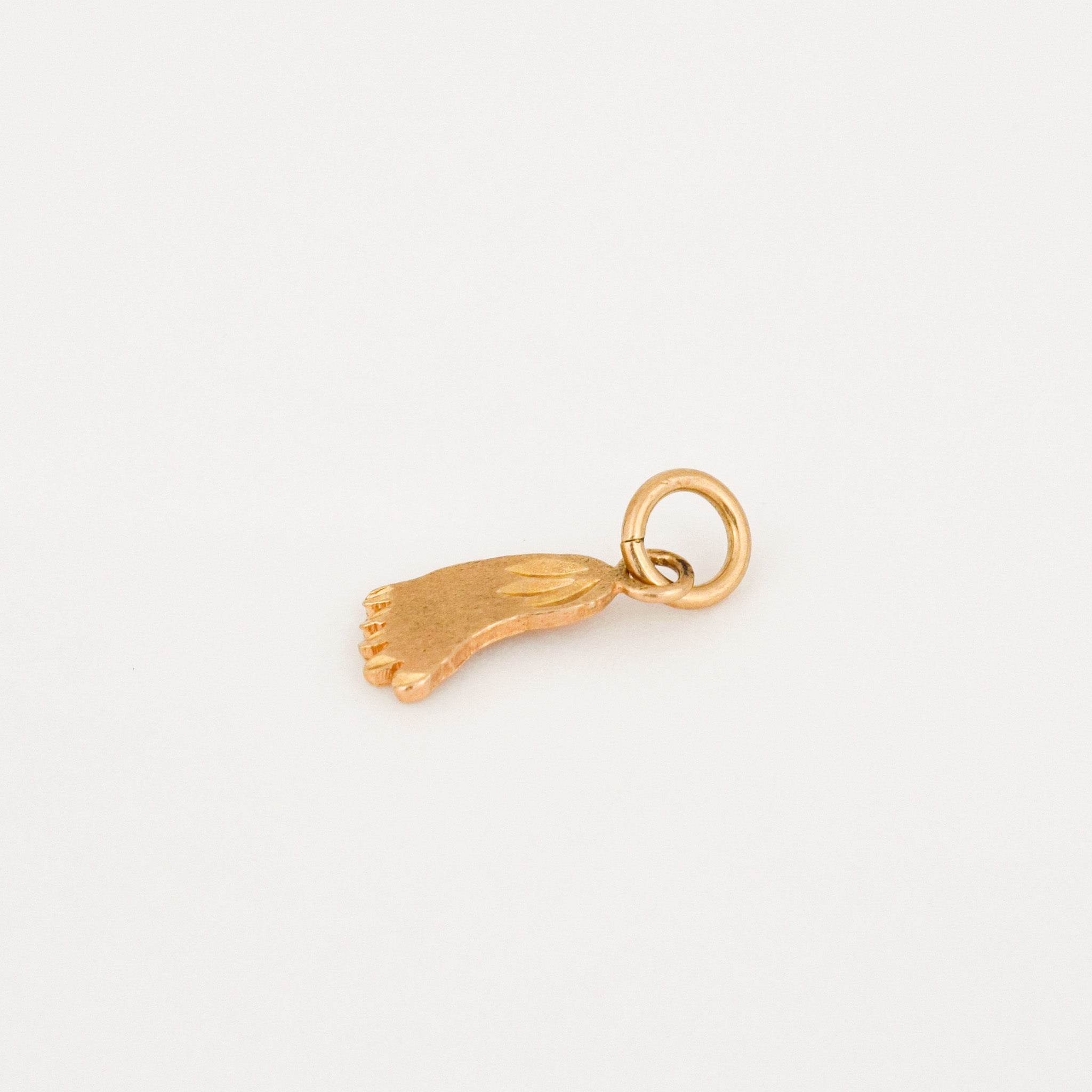 vintage Footprint Charm