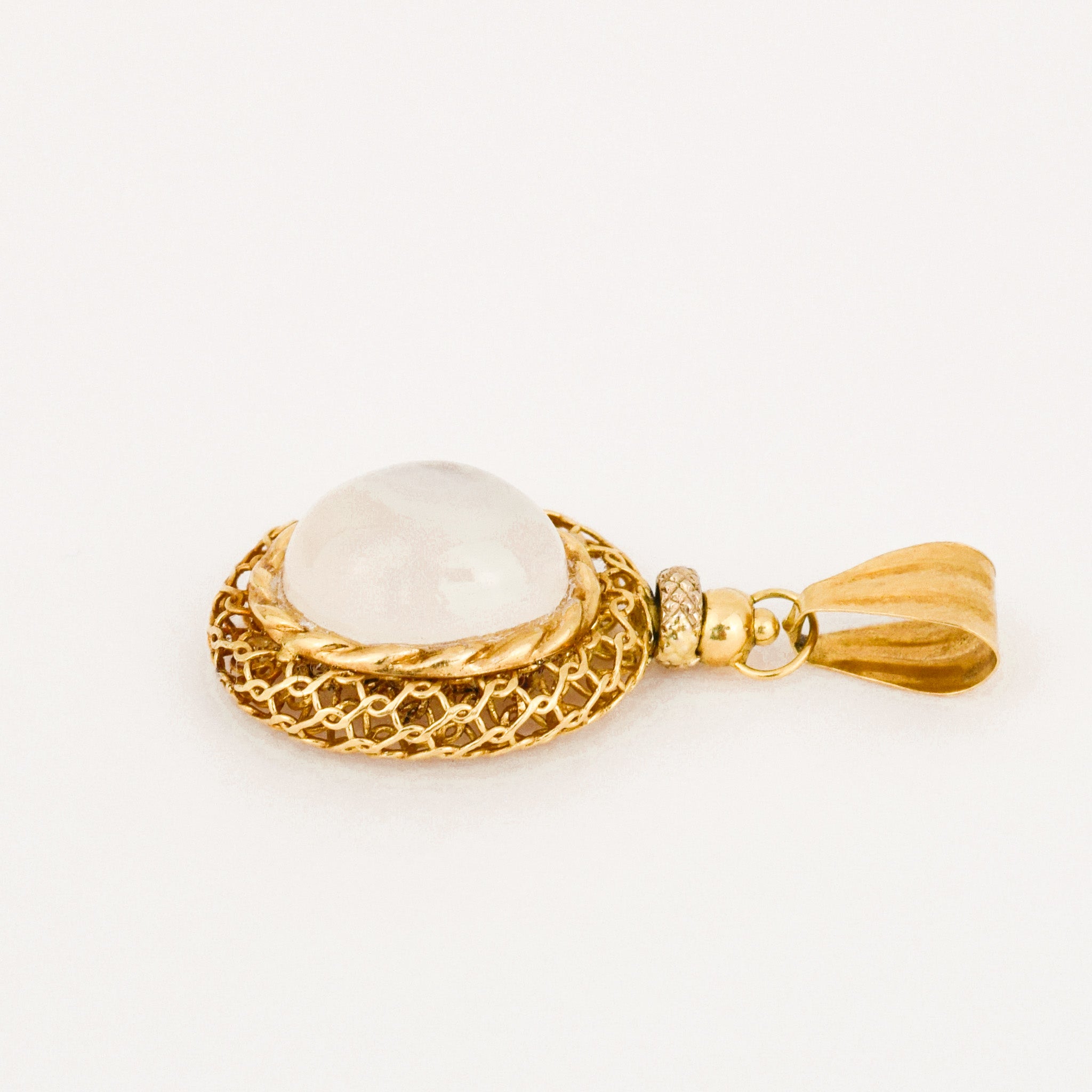 vintage Moonstone Gold Pendant