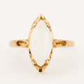 vintage Marquise Cut Opal Ring