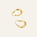 Dainty Drop Gold Hoops