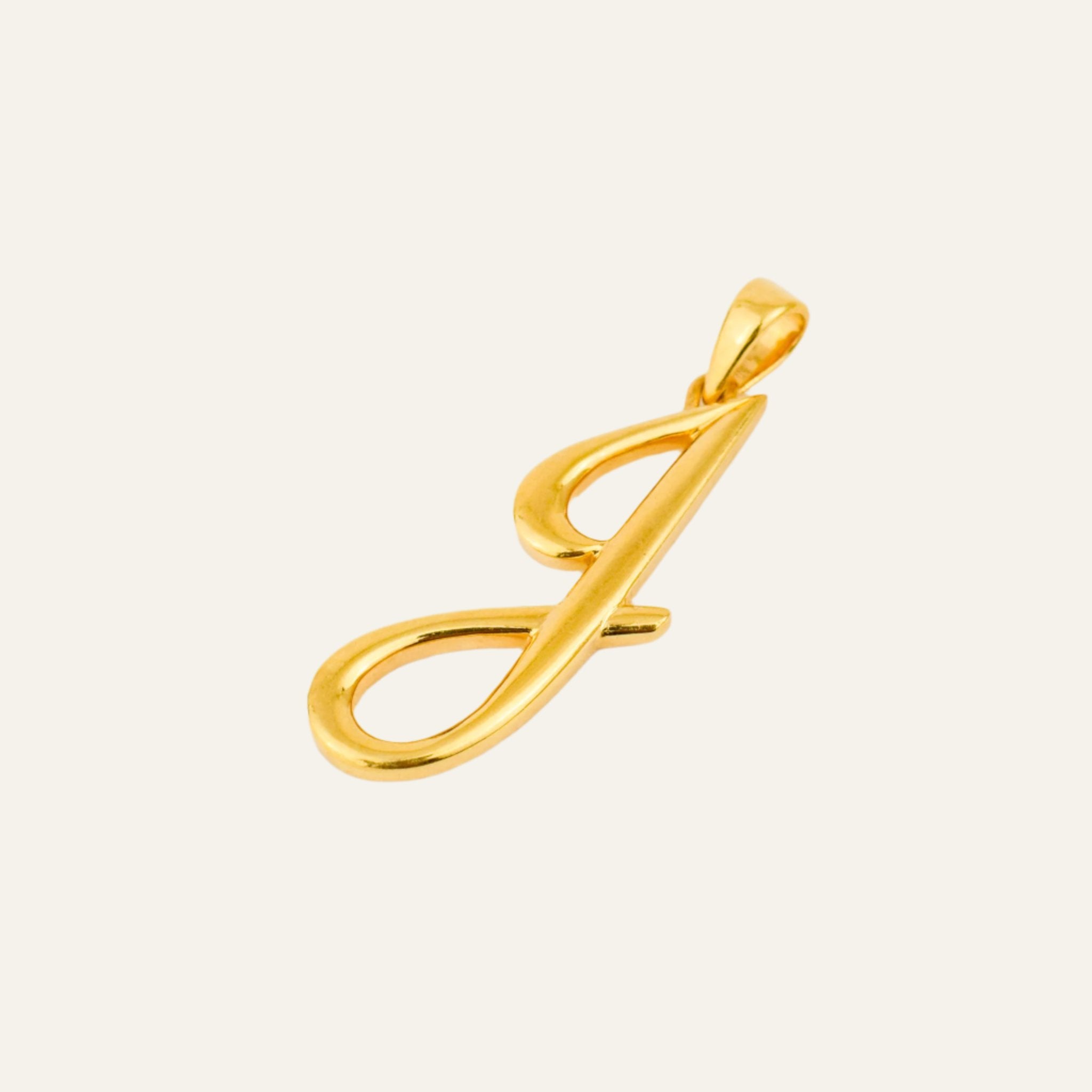 Script 'J' Pendant