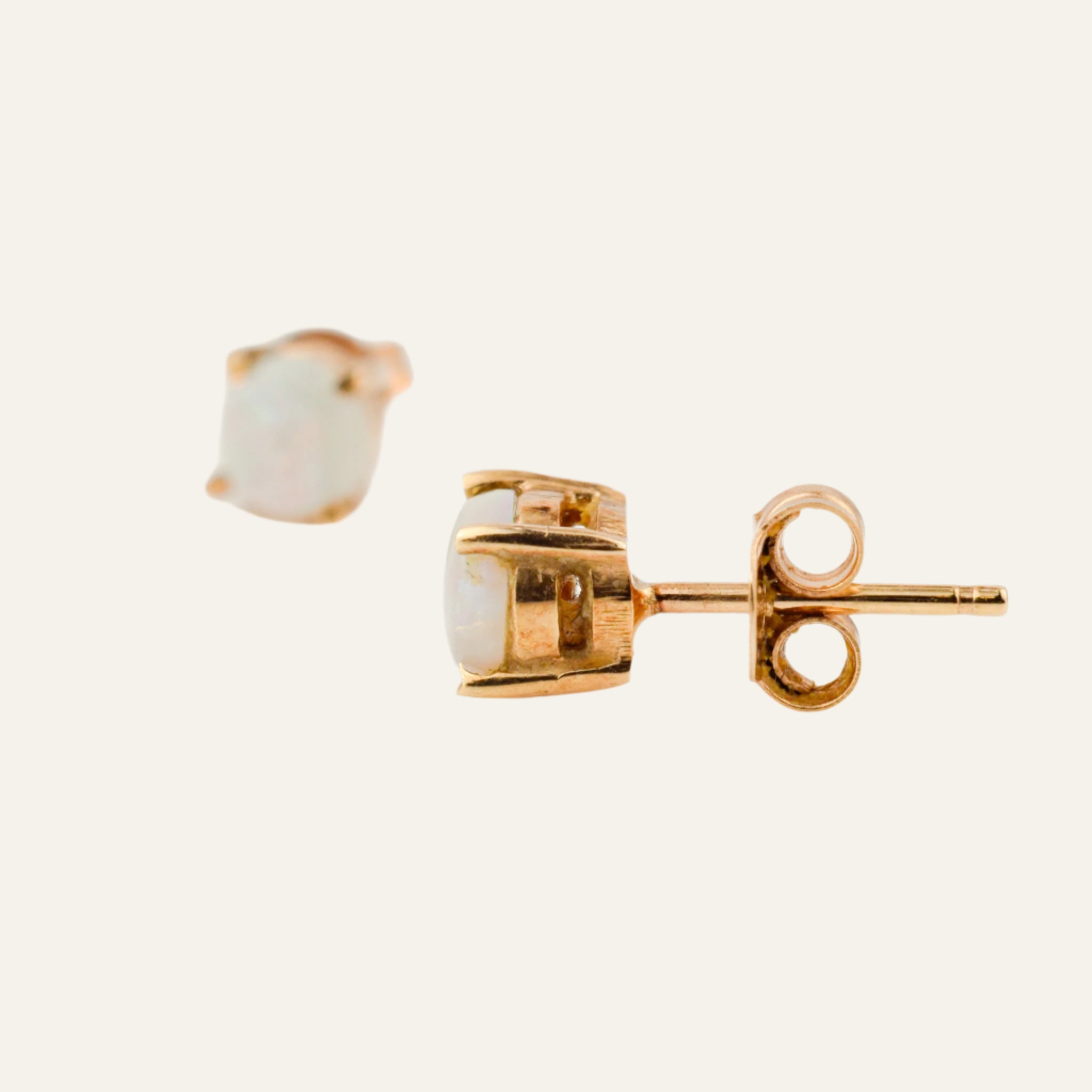 Opal Stud Earrings