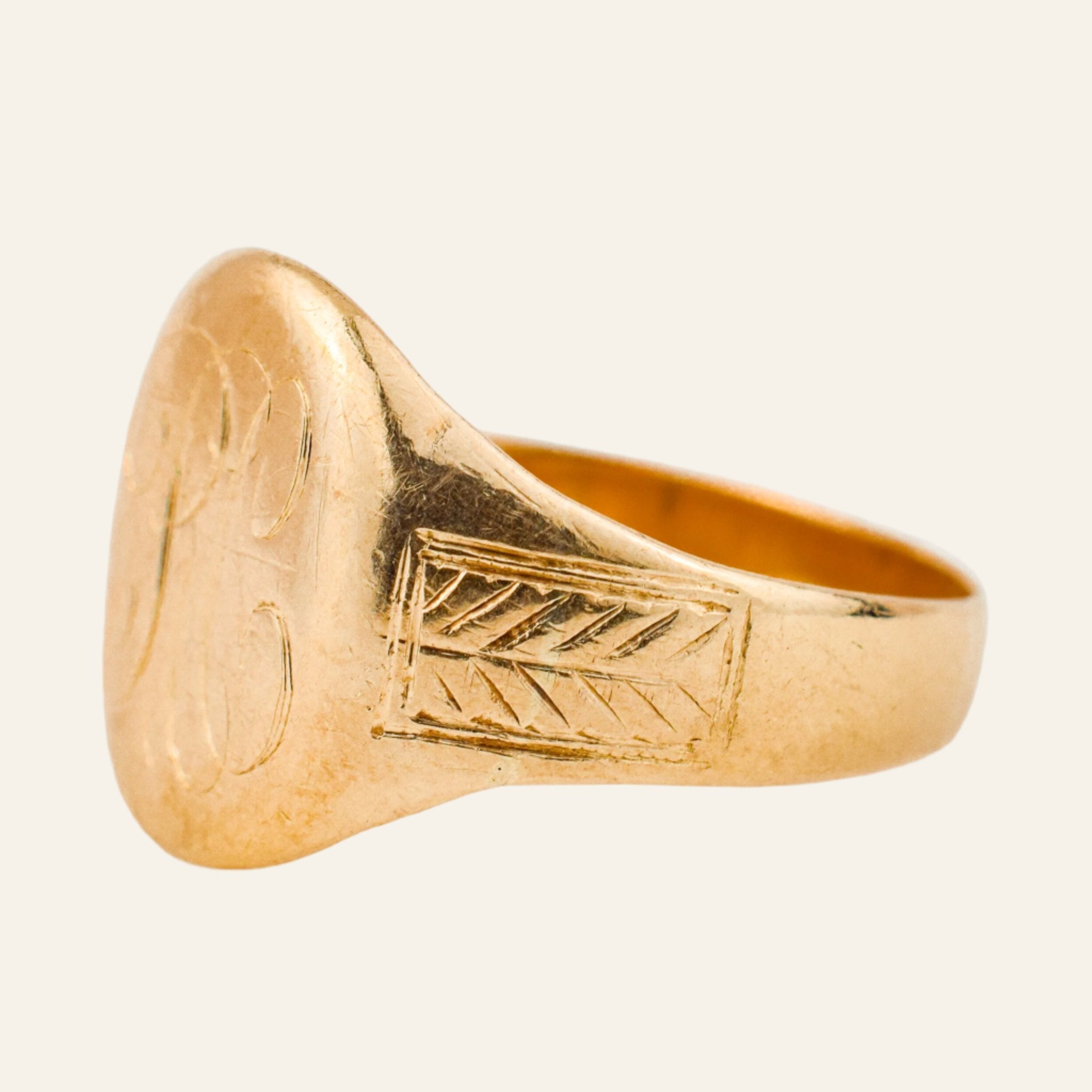 'RC' Signet Ring