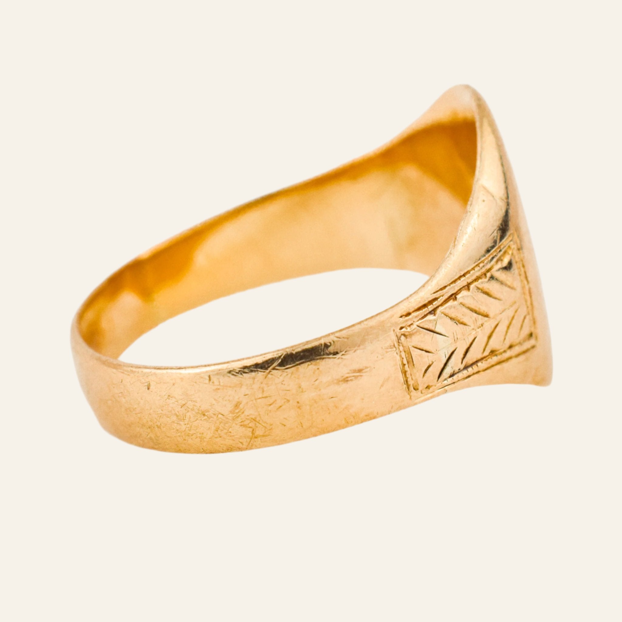 'RC' Signet Ring