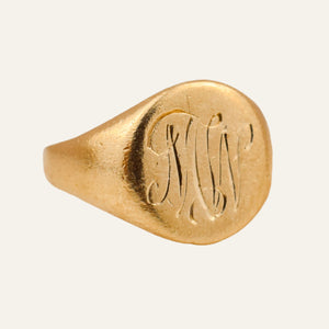 'MW' Signet Ring