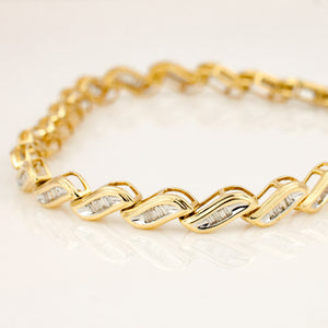 7.5" Baguette Diamond Bracelet