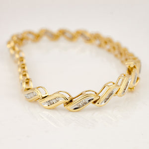 7.5" Baguette Diamond Bracelet